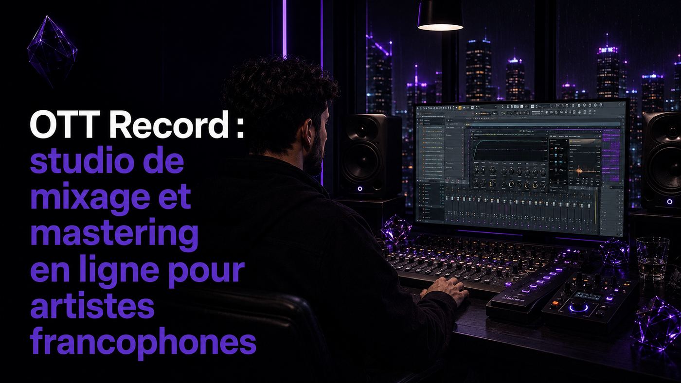 OTTRecord : mixage et mastering en ligne pour artistes francophones